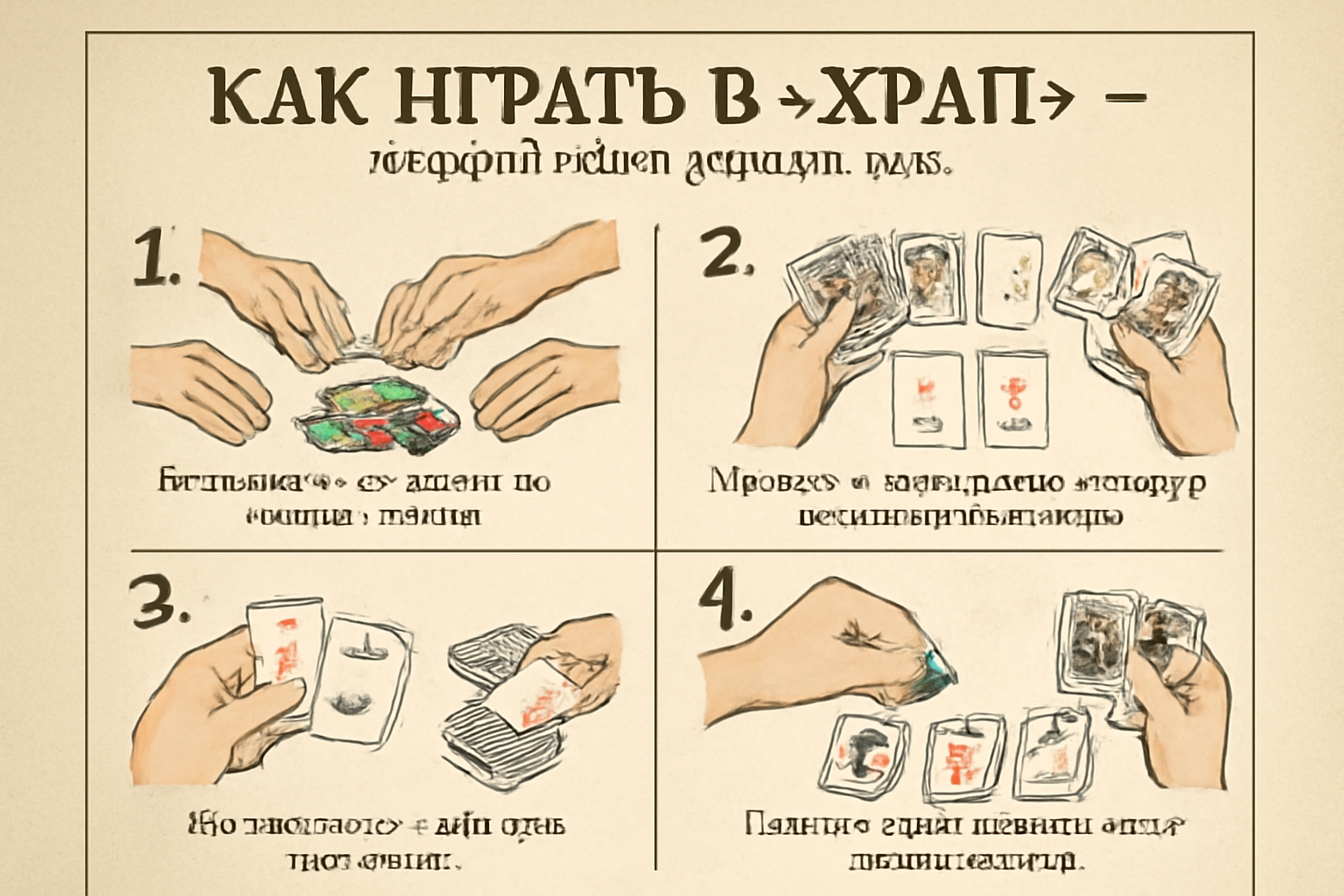Как играть в «Храп» — забытая карточная игра