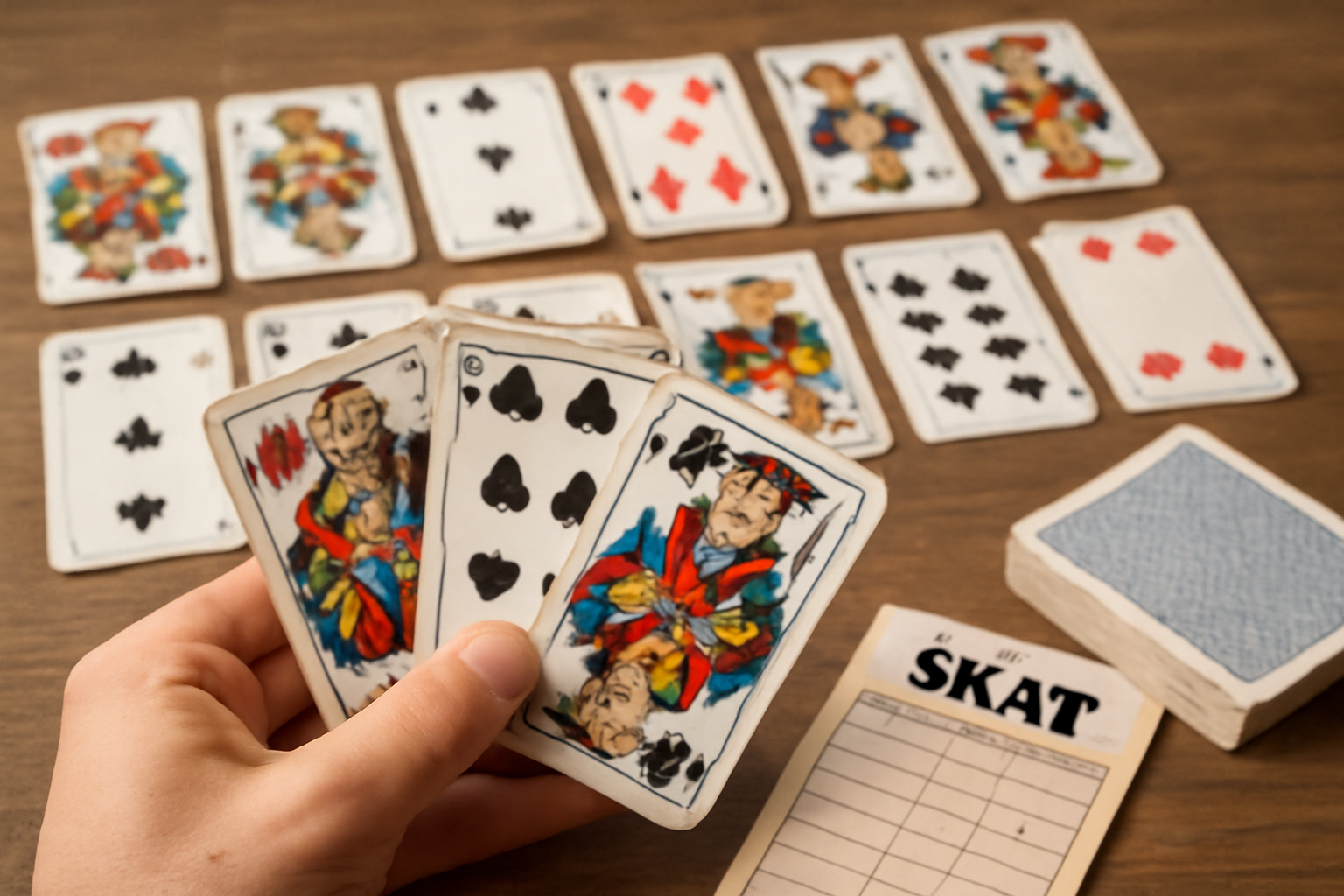 Скат (Skat) — правила немецкой карточной игры, торговля и стратегия