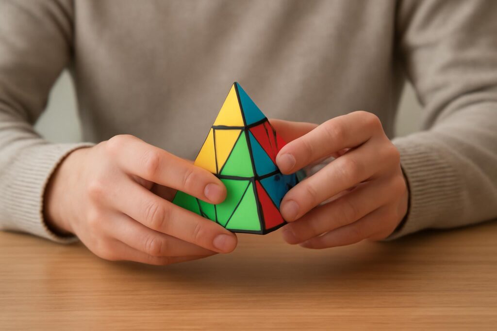 Как собрать пирамидку Мефферта (Pyraminx)